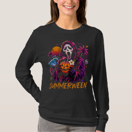 Camiseta Abóbora de Praia do Fantasma do Summerween