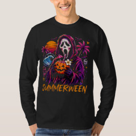 Camiseta Abóbora de Praia do Fantasma do Summerween
