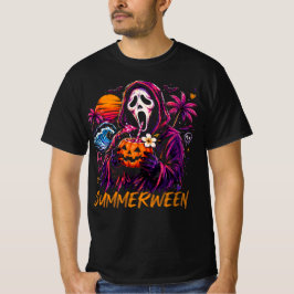 Camiseta Abóbora de Praia do Fantasma do Summerween