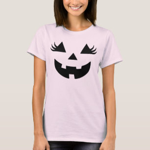 Camiseta Abóbora de rosto de Jack O Lantern Fantasia de Hal