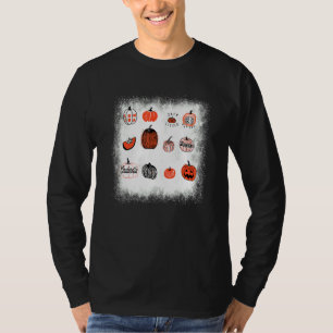 Camiseta Abóbora de Rosto Jack O' Lantern Halloween Outono