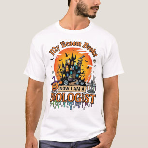 Camiseta Abóbora do Castelo Assombrado do Biólogo da Vassou