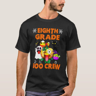Camiseta Abóbora Fantasma Fofa Gato Preto Chapéu de Bruxa D