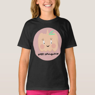 Camiseta Abóbora Fofa com Letreiro Corada Feliz Dia das Bru