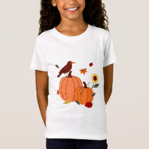Camiseta Abóbora, Girassol, Cravo