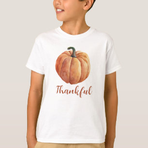 Camiseta Abóbora Laranja Outono Ação de Graças
