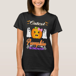Camiseta Abóbora Mais Fofa Do Garoto do Remendo Meninas Hal