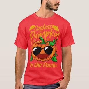 Camiseta Abóbora Mais Fria No Patch Halloween2