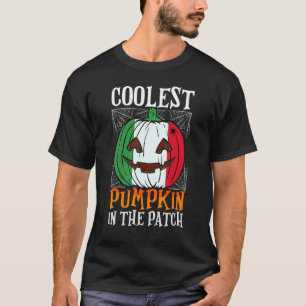 Camiseta Abóbora Mais Legal Do Canto Da Bandeira Italiana J