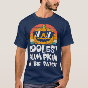 Camiseta Abóbora Mais Legal Do Dia Das Bruxas No Garoto De