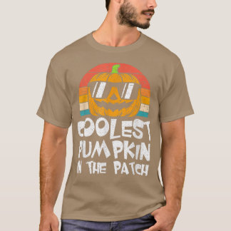 Camiseta Abóbora Mais Legal Do Dia Das Bruxas No Garoto De