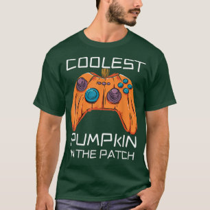 Camiseta Abóbora Mais Legal Do Patch Halloween Meninos Meni