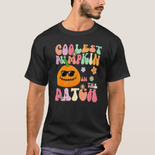 Camiseta Abóbora Mais Legal Do Patch Infantil Meninos Halow