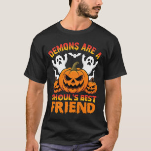 Camiseta Abóbora Melhor Amigo dos Demônios e Espíritos de H