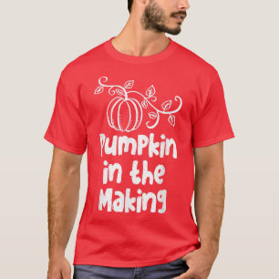 Camiseta Abóbora No Fazer Gravidez De Ação De Graças Novo M