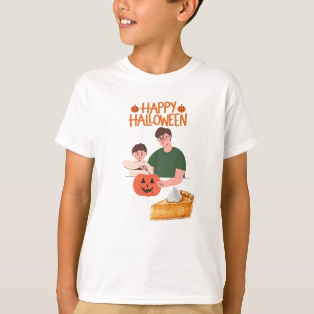 Camiseta abóbora para torta (Frente)
