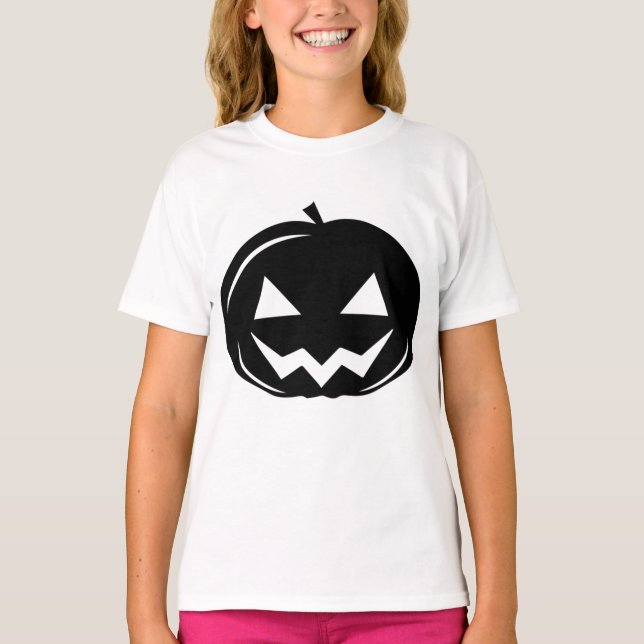 Camiseta Abóbora preta (Frente)