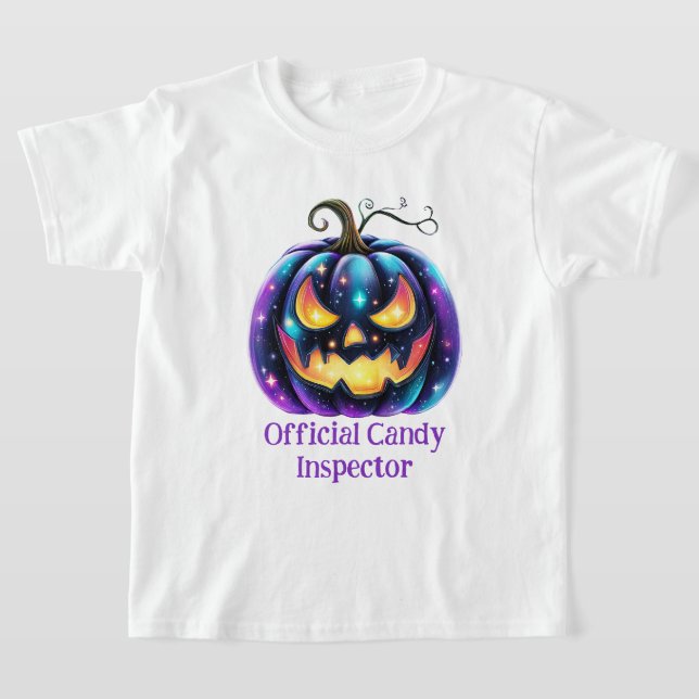 Camiseta Abóbora preta personalizável do Jack o'Lantern  (Postura )