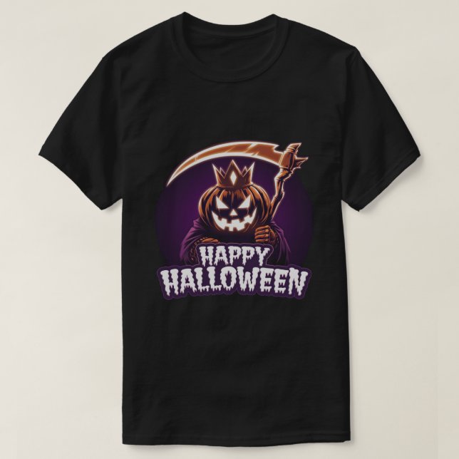 Camiseta Abóbora Sinistra: Halloween (Frente do Design)