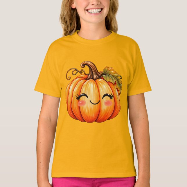 Camiseta Abóbora sorridente (Frente)