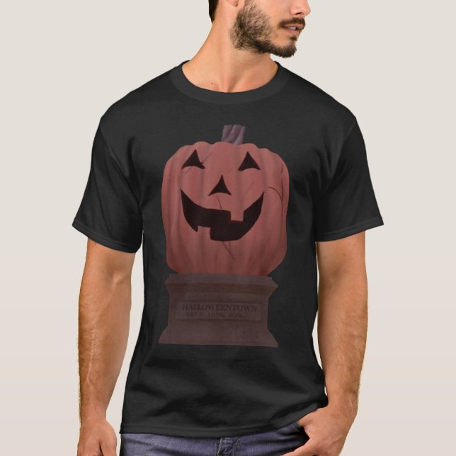 Camiseta abóbora temática superdimensionada (Frente)