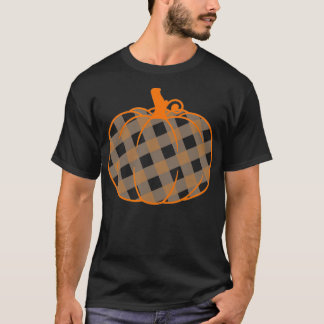 Camiseta Abóbora xadrez