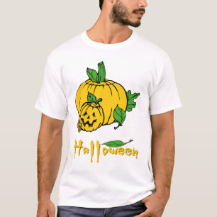 Camiseta Abóboras coloridas do Dia das Bruxas, gráfico as