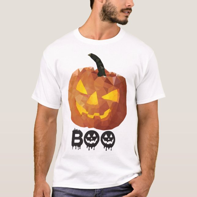 Camiseta Abóboras de Halloween     (Frente)