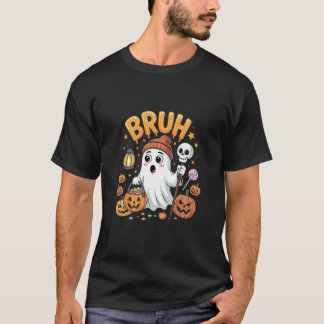 Camiseta Abobrinha Fantasma Expressão Engraçada Abóbora Lan