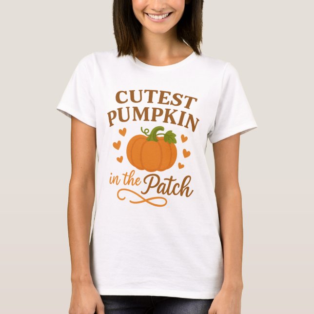 Camiseta Abobrinha Mais Fofa do Outono (Frente)