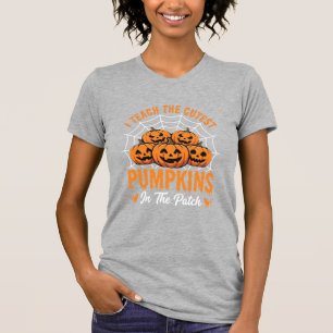 Camiseta Abobrinhas Mais Fofas No Remendo Professor Hallowe