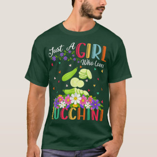 Camiseta Abobrino Vegetal É Uma Menina Que Ama Zuc