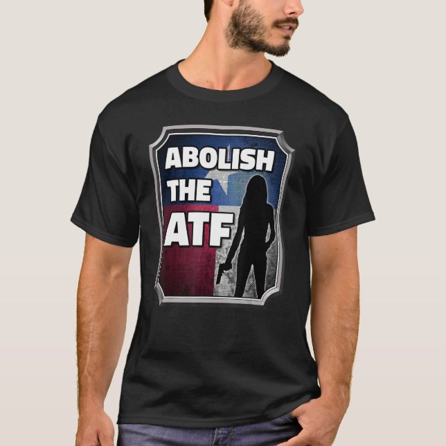 Camiseta Abolir o ATF ~ Texas Flag_6 (Frente)