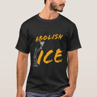 Camiseta Abolir Protesto Contra O Gelo E Resistir A Imigran