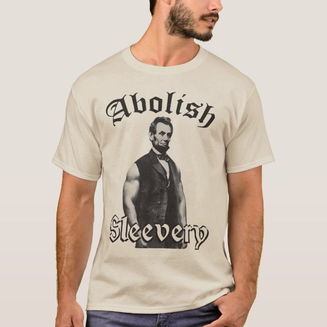 Camiseta Abolish Sleeach - Abraham Lincoln (Frente)