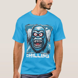 Camiseta Abominável Snowman Yeti Monster Creepto Winter