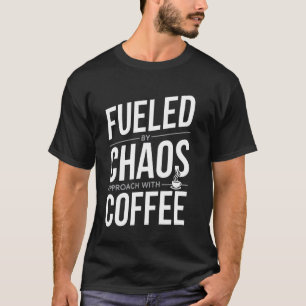 Camiseta Abordagem Alimentada pelo Caos com Café