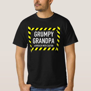 Camiseta Abordagem Grumpy Avô Com Cuidado Vovô Papa