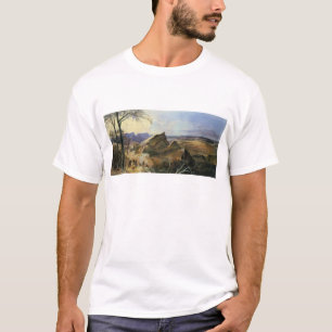 Camiseta Aborígene em uma paisagem australiana