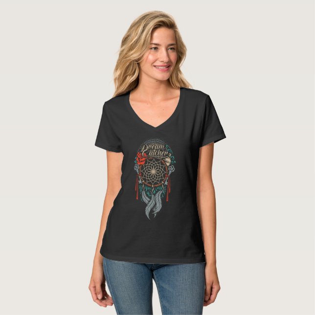 Camiseta Aborrecedor de Sonhos Rosa Penas (Frente Completa)