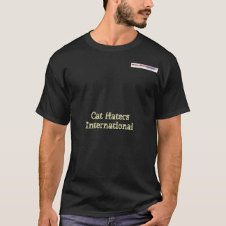 Camiseta Aborrecedores do gato internacionais