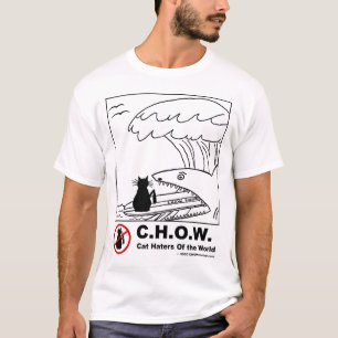 Camiseta Aborrecedores do gato que surfam o t-shirt