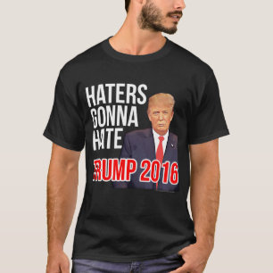Camiseta Aborrecedores que vão diar Donald Trump engraçad