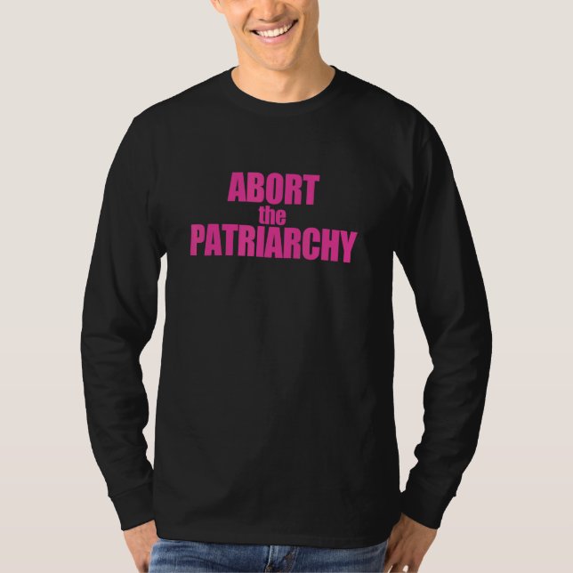 Camiseta Abortar o Patriarcado Proteger Roe Vs Wade Feminis (Frente)