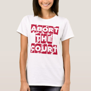 Camiseta Abortar o Tribunal Feminista Direitos Reprodutivos