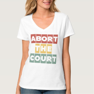 Camiseta Abortar o Tribunal Feminista Direitos Reprodutivos