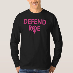 Camiseta Aborto De Direitos Para Mulheres Da Retro Pro Roe