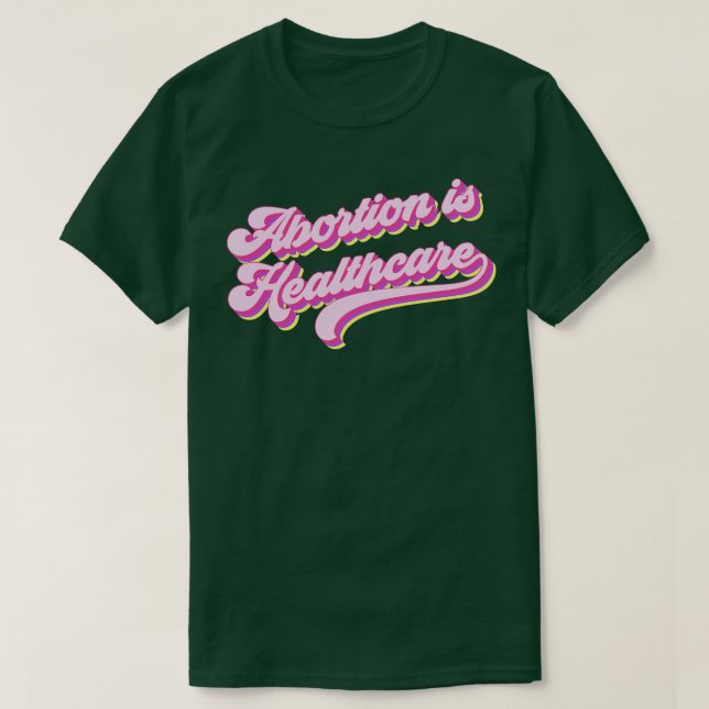 Camiseta Aborto é assistência médica 3 (Frente do Design)