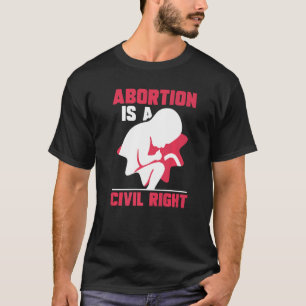 Camiseta Aborto é um direito civil Pro Aborto