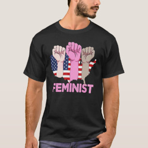 Camiseta Aborto Pró-Aborto Igualdade de Gênero Patriótico F